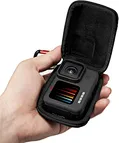 Compatible with GoPro Hero11/10/9/8/7/6/5/4 Black,AKASO,Campark,Crosstour and other action cameras. Comes with a CNC aluminum carabiner loop for attaching it to other bags